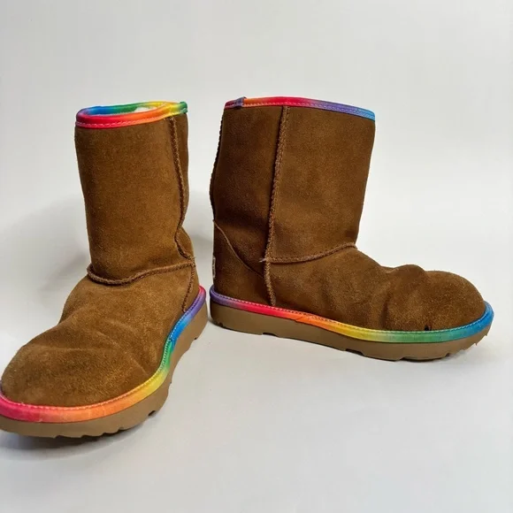 Ugg MINI Classic II Rainbow BOOTS Kids size 1